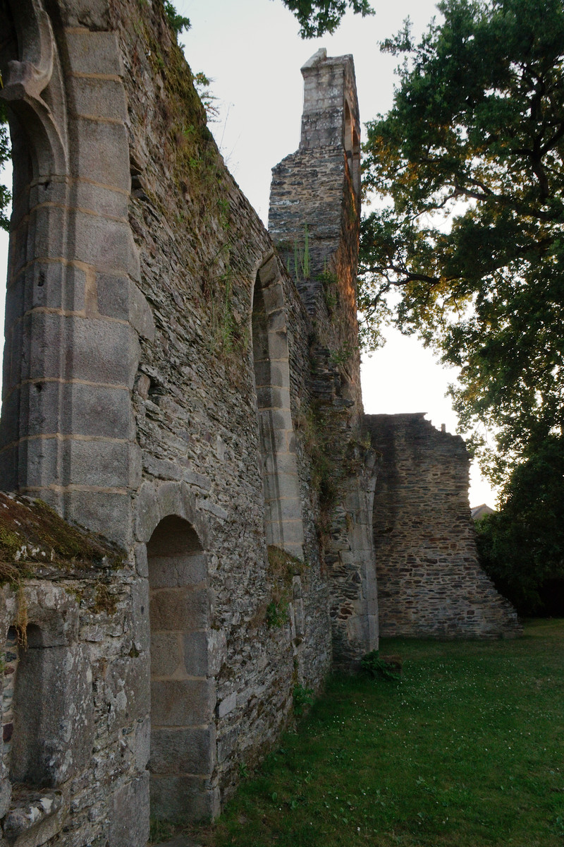 Les ruines de la chapelle de la Madeleine
