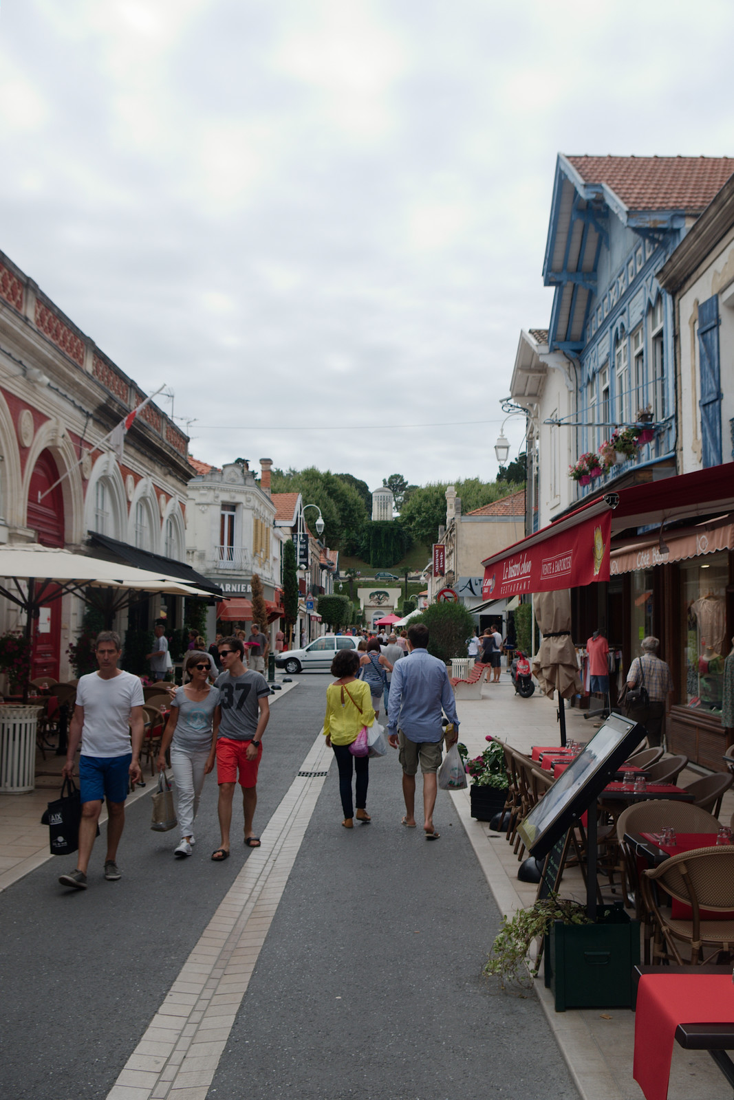 Le centre d'Arcachon